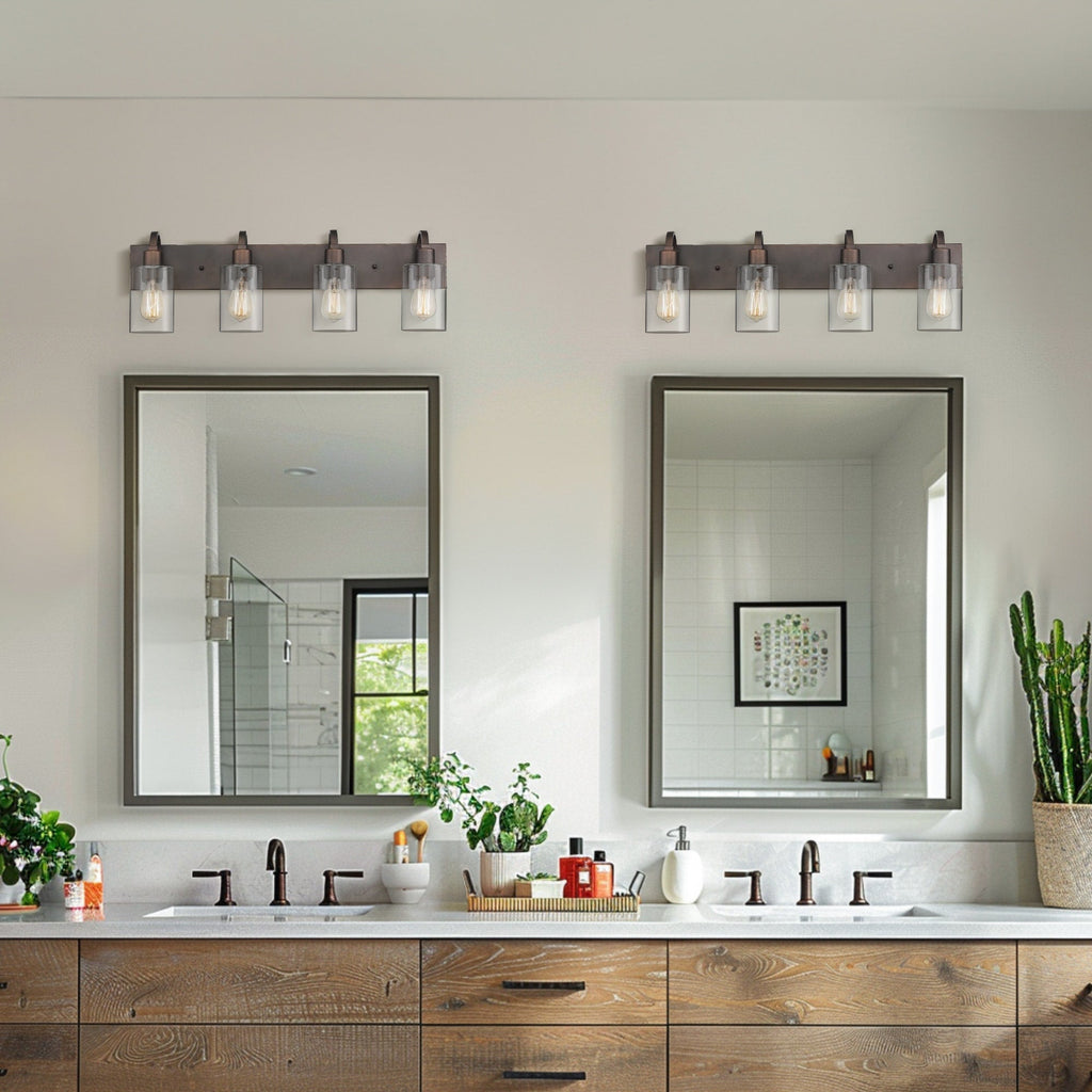 Applique murale style ferme pour salle de bain