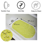 Tapis de bain ovale antidérapant Bubbles 28 L x 15 l