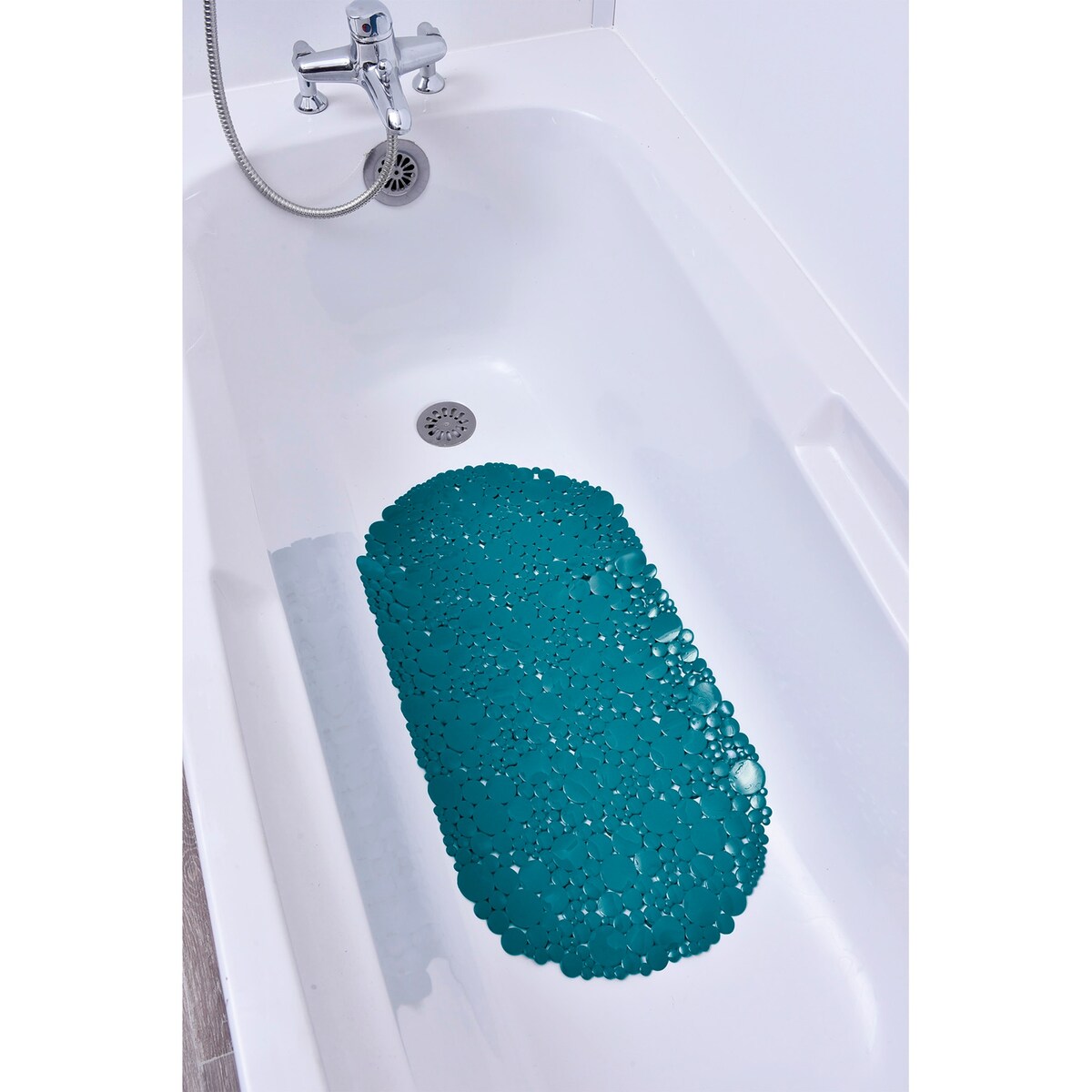 Tapis de bain ovale antidérapant Bubbles 28 L x 15 l