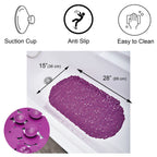 Tapis de bain ovale antidérapant Bubbles 28 L x 15 l