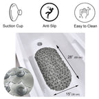 Tapis de bain ovale antidérapant Bubbles 28 L x 15 l