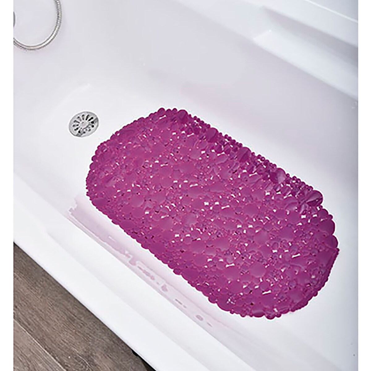 Tapis de bain ovale antidérapant Bubbles 28 L x 15 l