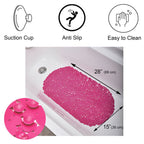 Tapis de bain ovale antidérapant Bubbles 28 L x 15 l