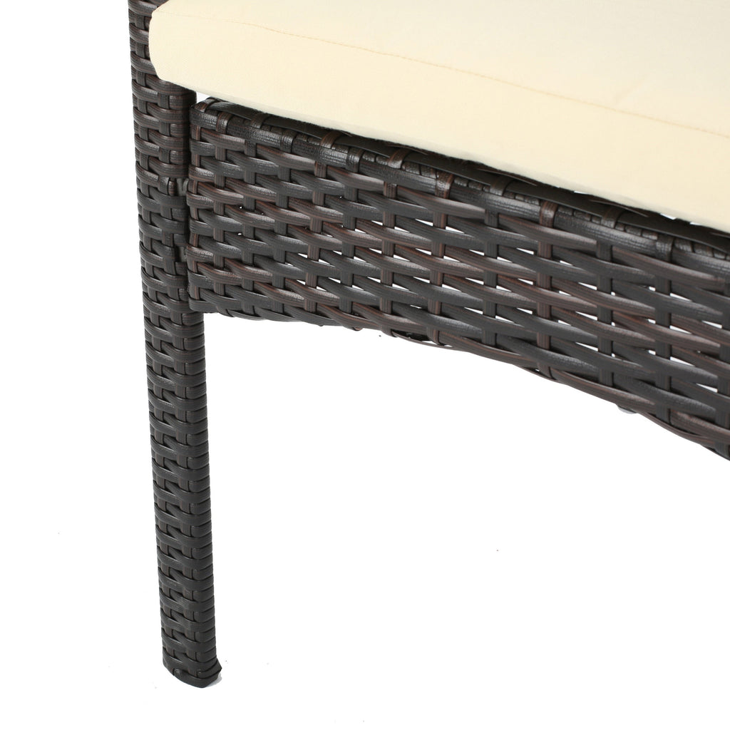 Ensemble de salle à manger d'extérieur Bavaro 7 pièces en acacia par Christopher Knight Home