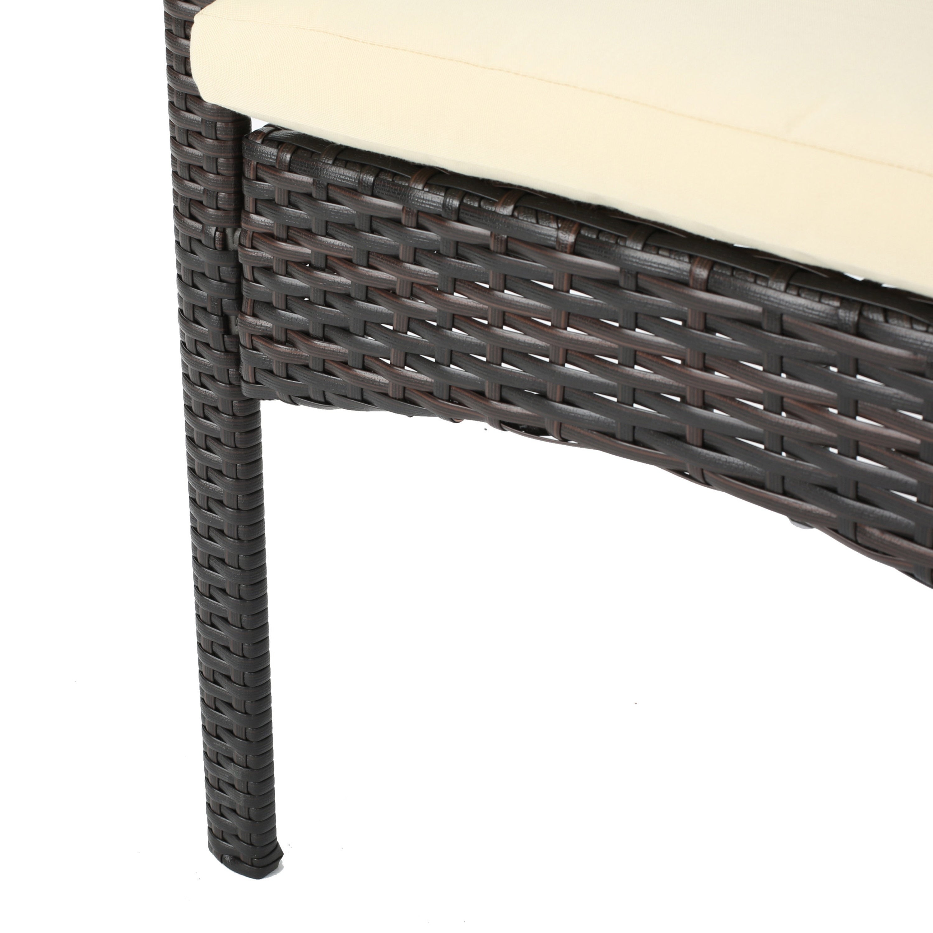 Ensemble de salle à manger d'extérieur Bavaro 7 pièces en acacia par Christopher Knight Home