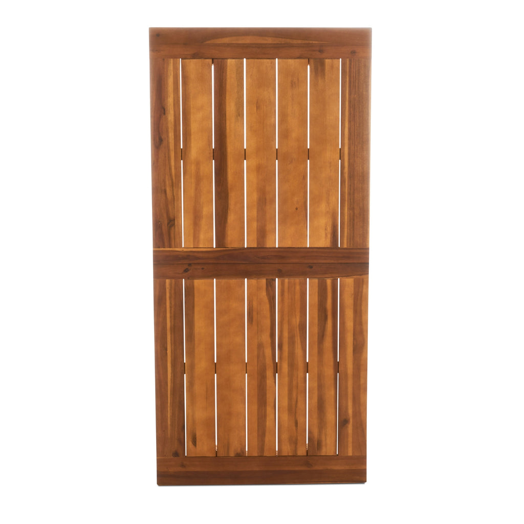 Ensemble de salle à manger d'extérieur Bavaro 7 pièces en acacia par Christopher Knight Home