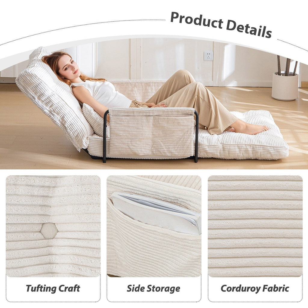 Canapé-lit poire, canapé-lit de sol - 30 x 25,6