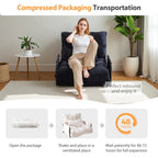 Canapé-lit poire, canapé-lit de sol - 30 x 25,6