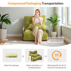 Canapé-lit poire, canapé-lit de sol - 30 x 25,6