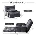 Canapé-lit poire, canapé-lit de sol - 30 x 25,6