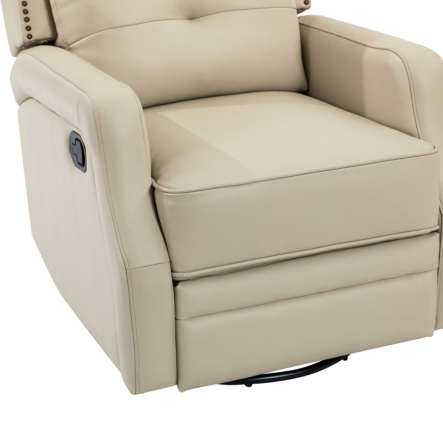 Ensemble de 2 fauteuils inclinables de salon Beatriz avec base en métal