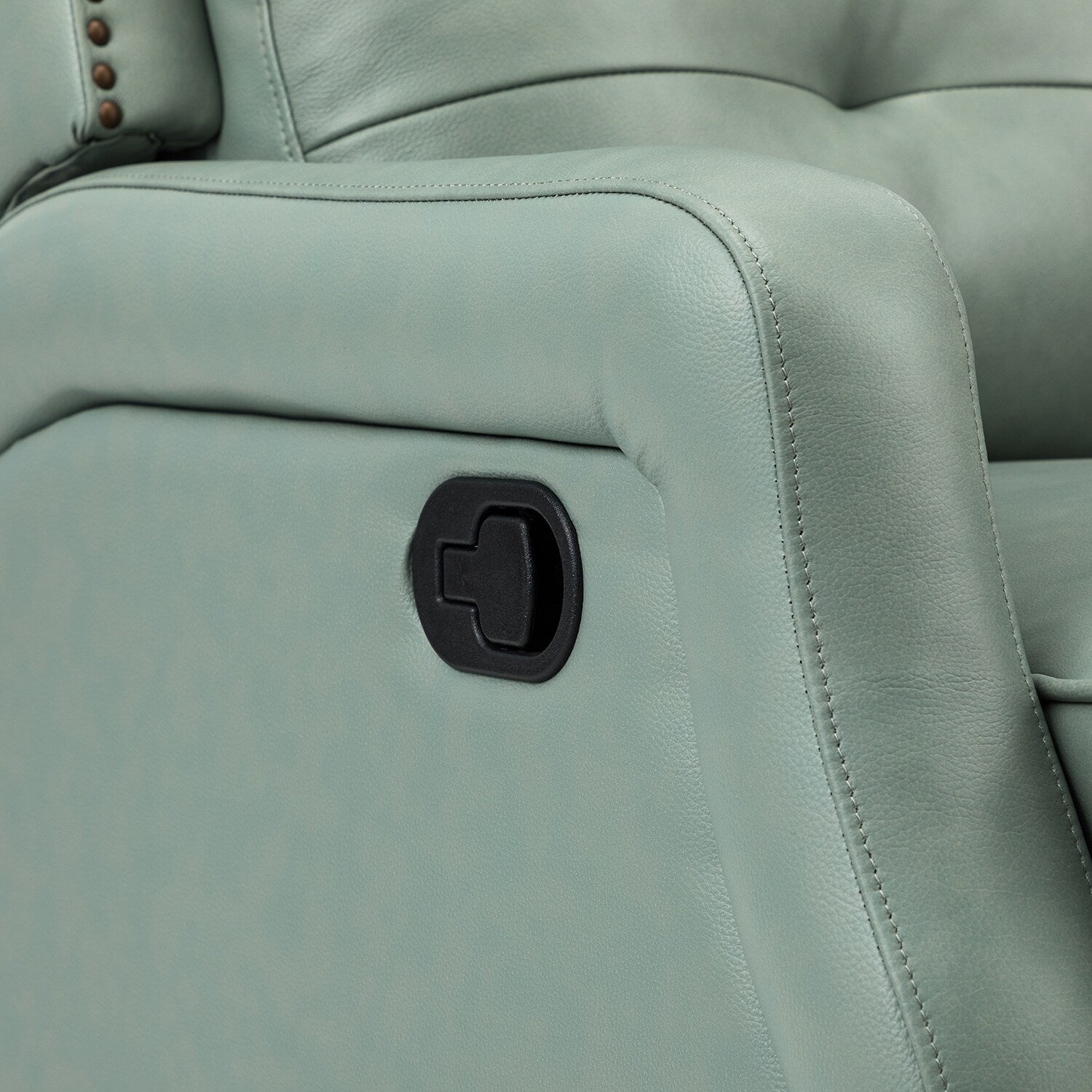 Ensemble de 2 fauteuils inclinables de salon Beatriz avec base en métal