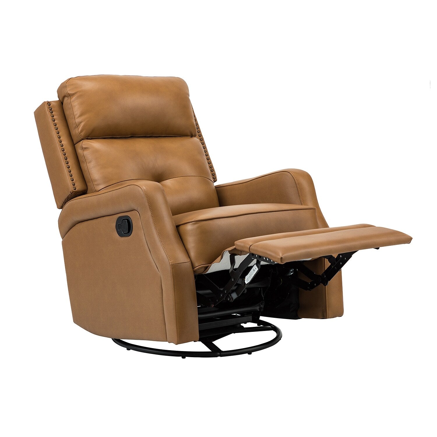 Ensemble de 2 fauteuils inclinables de salon Beatriz avec base en métal