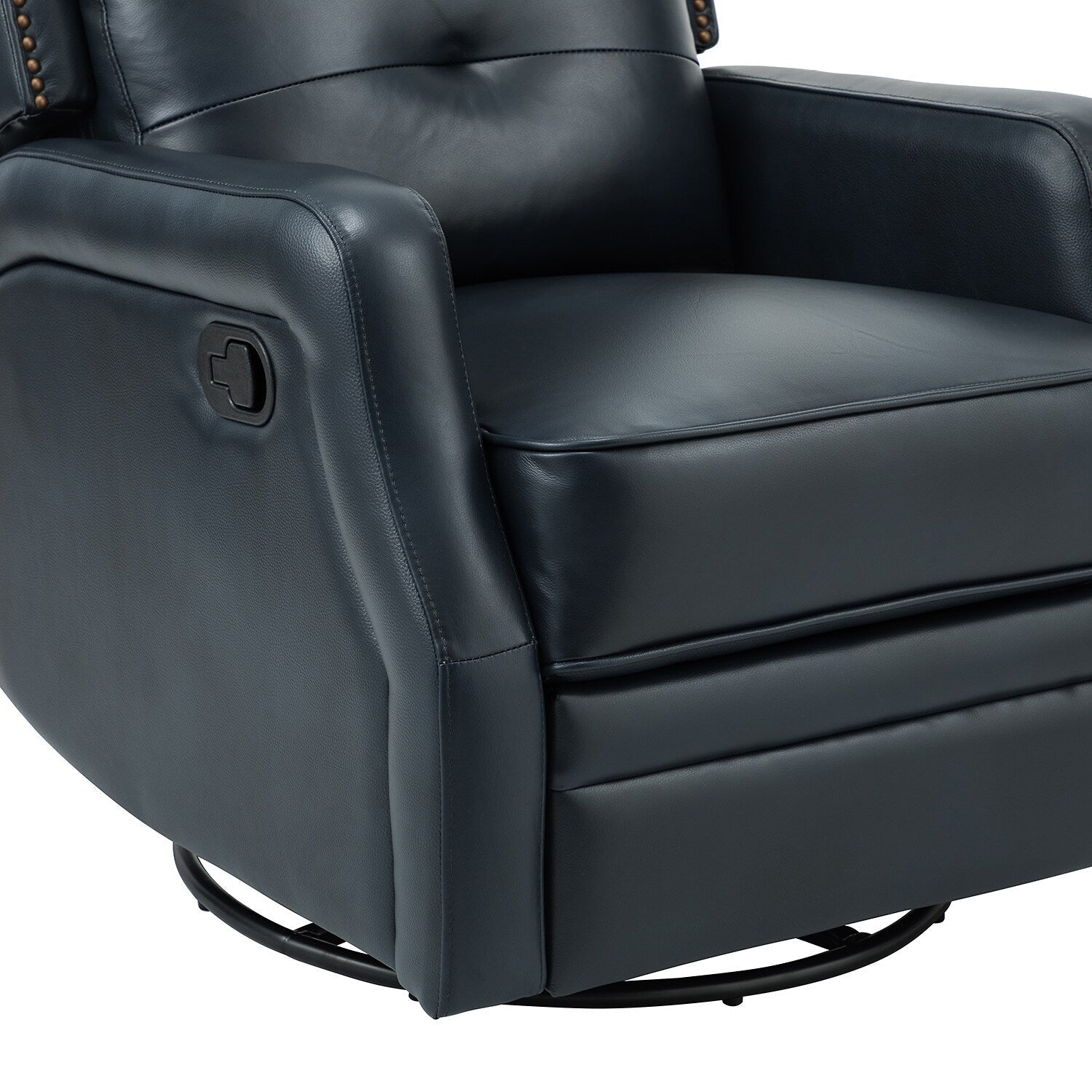 Ensemble de 2 fauteuils inclinables de salon Beatriz avec base en métal