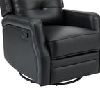 Ensemble de 2 fauteuils inclinables de salon Beatriz avec base en métal