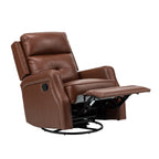 Ensemble de 2 fauteuils inclinables de salon Beatriz avec base en métal