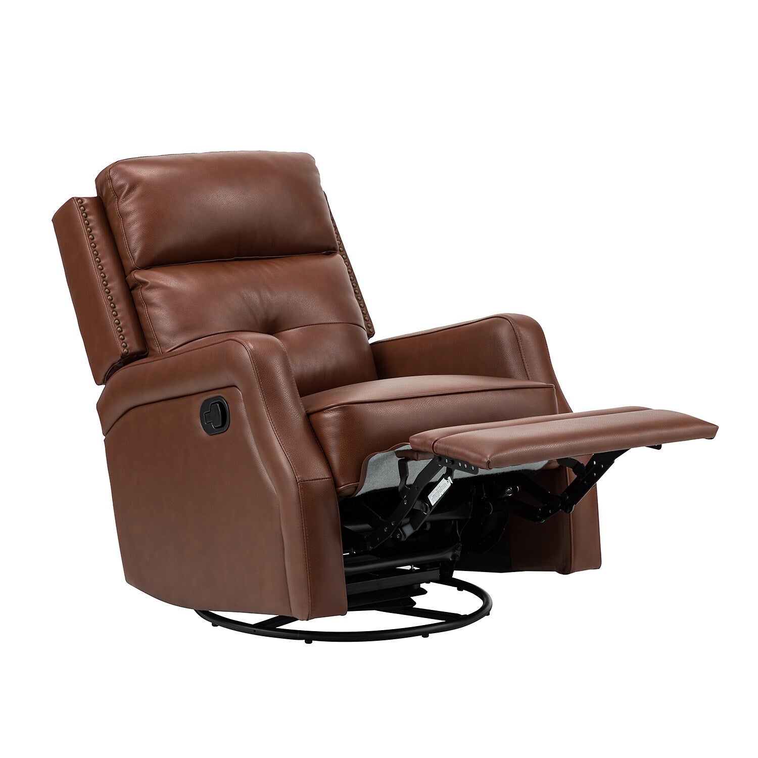 Ensemble de 2 fauteuils inclinables de salon Beatriz avec base en métal