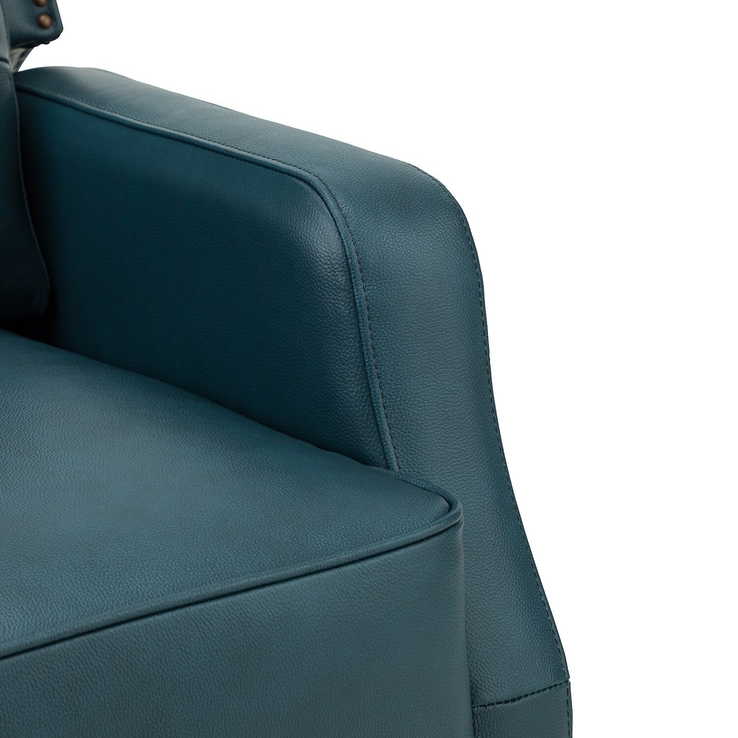 Ensemble de 2 fauteuils inclinables de salon Beatriz avec base en métal