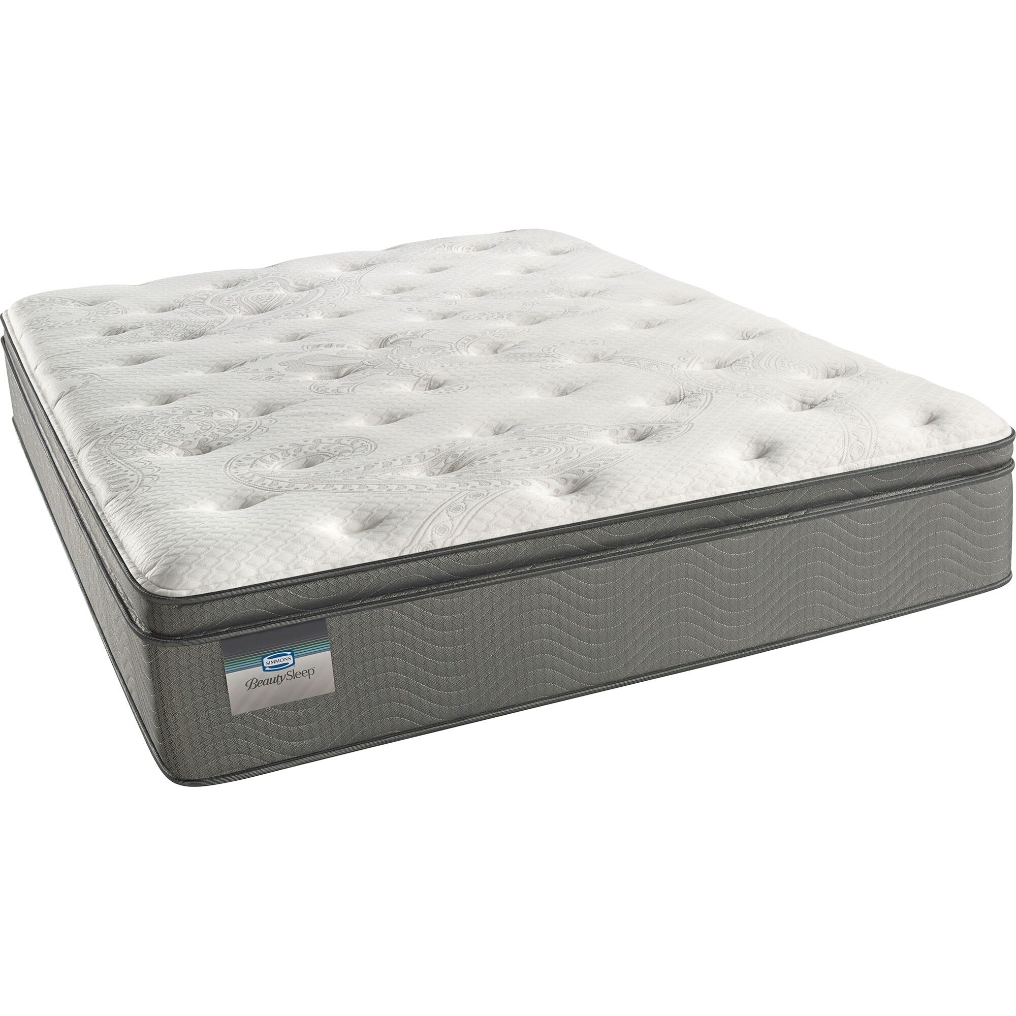 Ensemble matelas BeautySleep Swanson 12 de luxe à plateau-coussin ferme pour lit simple - N/A