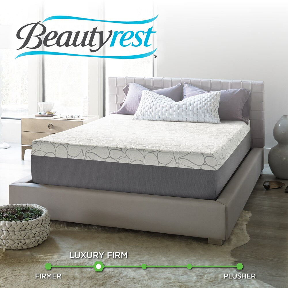 Matelas Beautyrest en mousse à mémoire de forme gel de 14 pouces dans une boîte