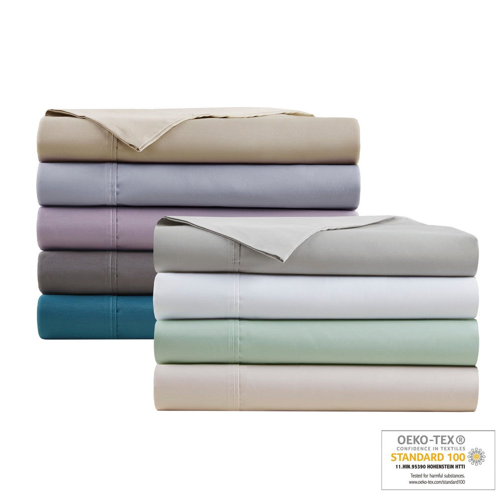Ensemble de draps rafraîchissants en coton mélangé 600 fils Beautyrest, 4 pièces