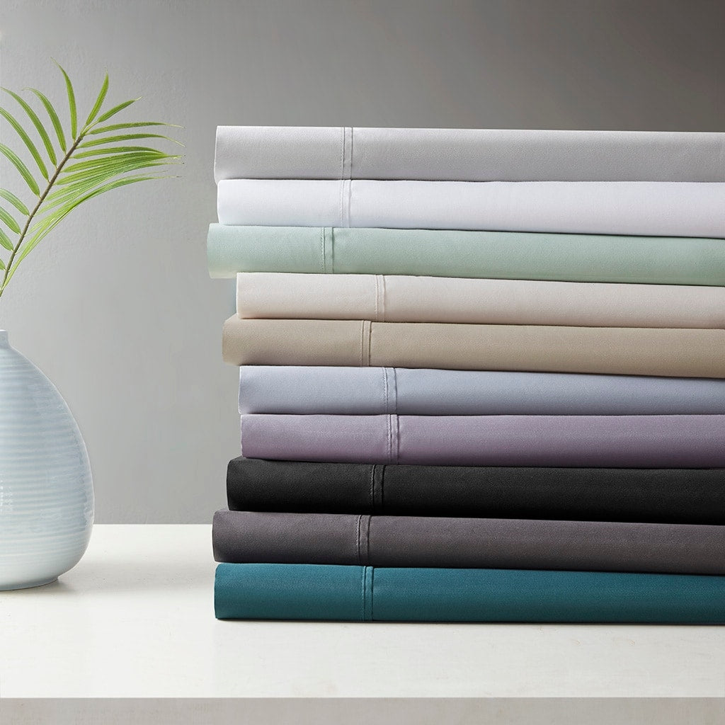 Ensemble de draps rafraîchissants en coton mélangé 600 fils Beautyrest, 4 pièces