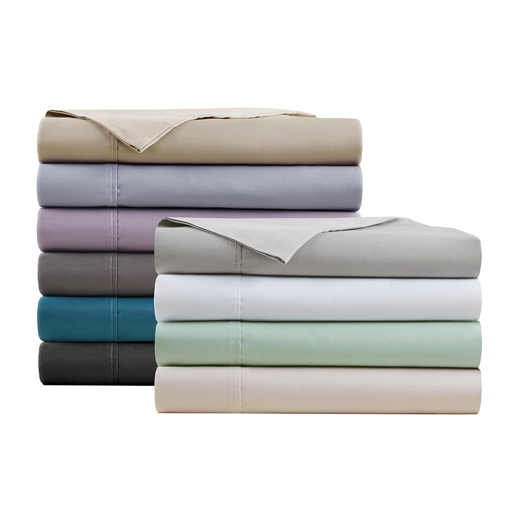 Ensemble de draps rafraîchissants en coton mélangé 600 fils Beautyrest, 4 pièces