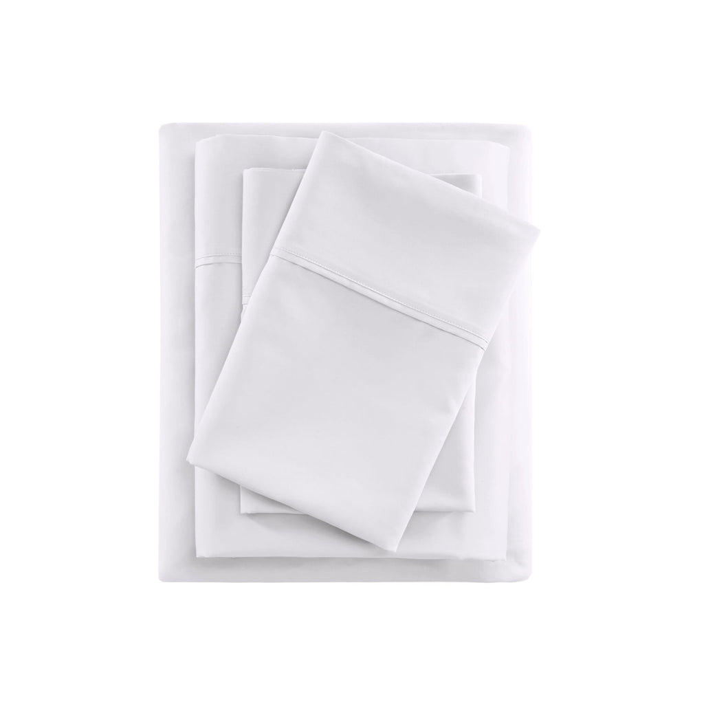 Ensemble de draps rafraîchissants en coton mélangé 600 fils Beautyrest, 4 pièces