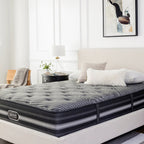 Ensemble matelas Beautyrest Black Mariela 15 pouces, fermeté moyenne, format king size californien - N/A
