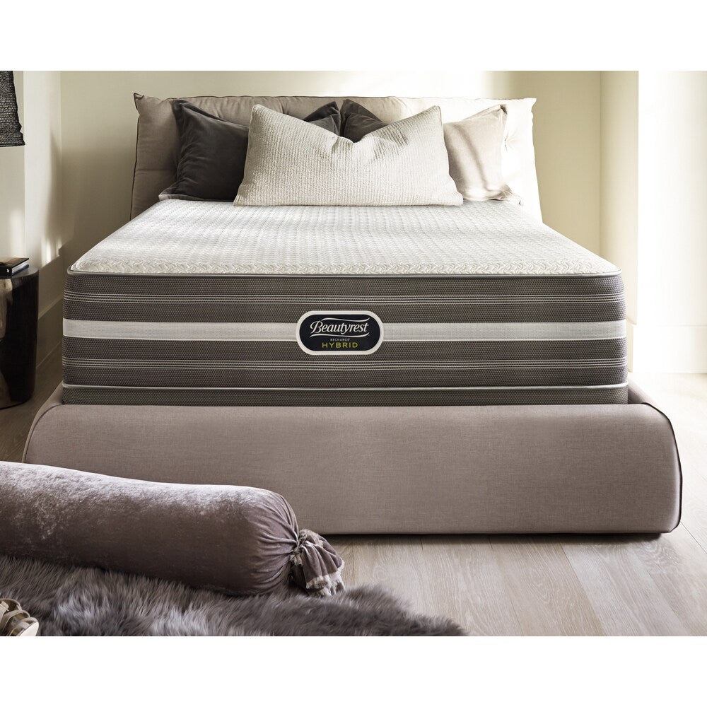 Ensemble de matelas Beautyrest Hybrid Gibson Circle de luxe ferme pour grand lit 