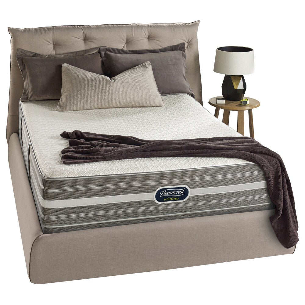 Ensemble de matelas Beautyrest Hybrid Gibson Circle de luxe ferme pour grand lit 