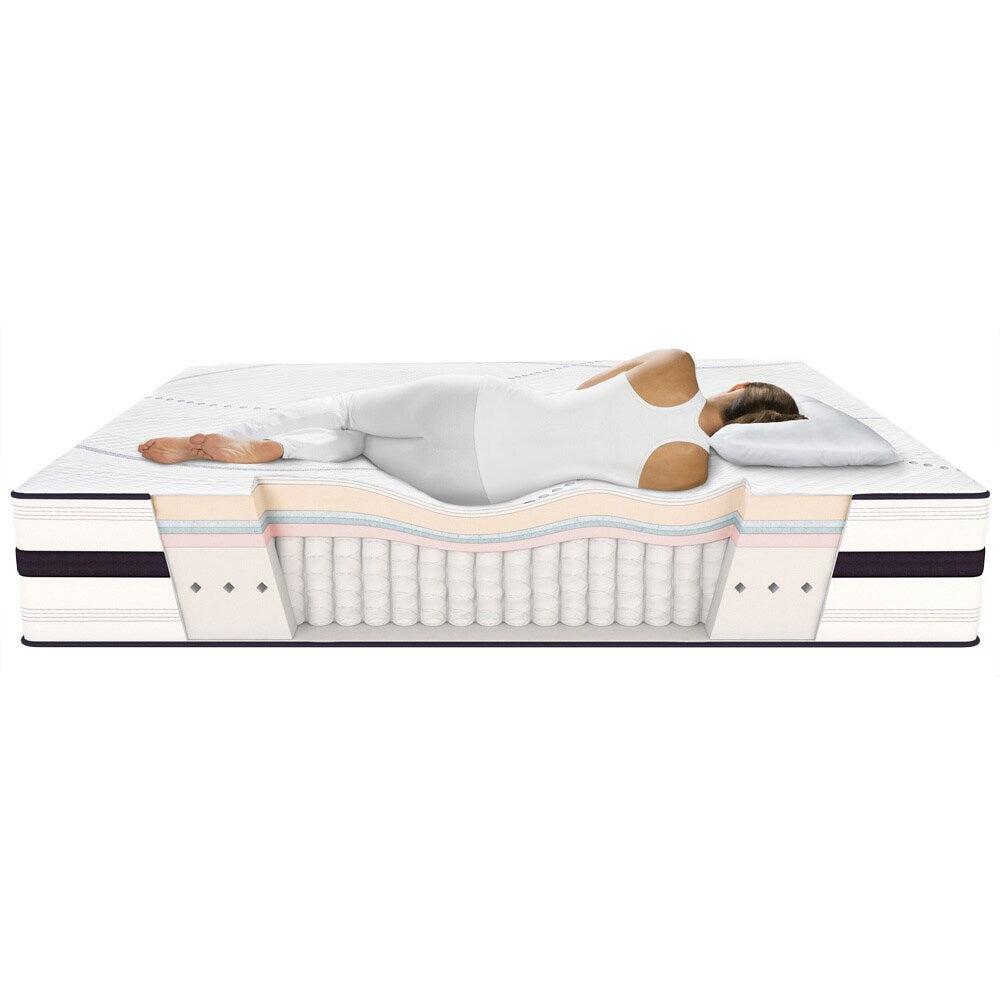 Ensemble de matelas Beautyrest Hybrid McWilliams Place Luxury Firm Cal King-size