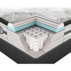 Ensemble de matelas king-size extra ferme en mousse à mémoire de forme AirCool Platinum de 12,5 pouces