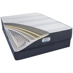 Ensemble matelas hybride ferme californien king size Beautyrest Platinum Atlas Cove de 13 pouces - N/A