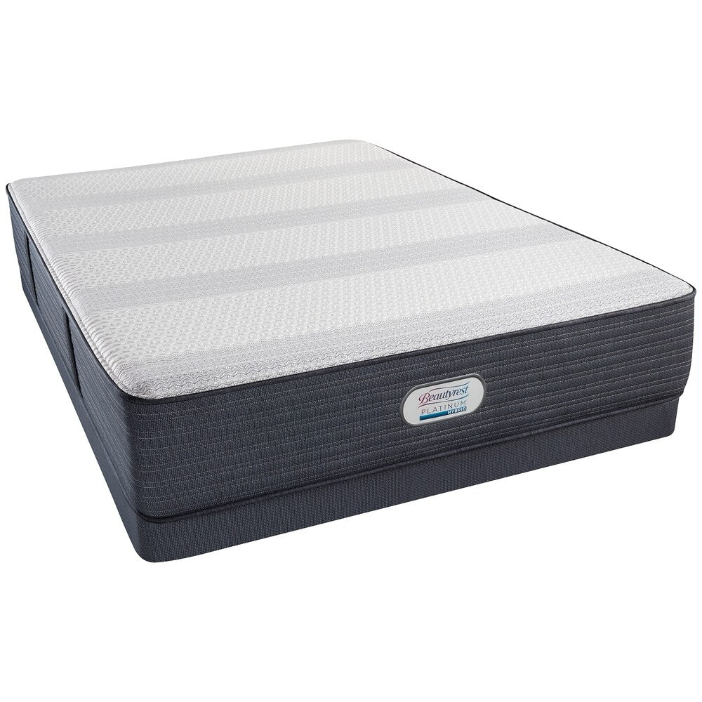 Ensemble matelas hybride ferme californien king size Beautyrest Platinum Atlas Cove de 13 pouces - N/A