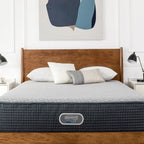 Ensemble de matelas hybride ferme Beautyrest Silver East Hill Lake de 13,5 pouces, taille double - N/A