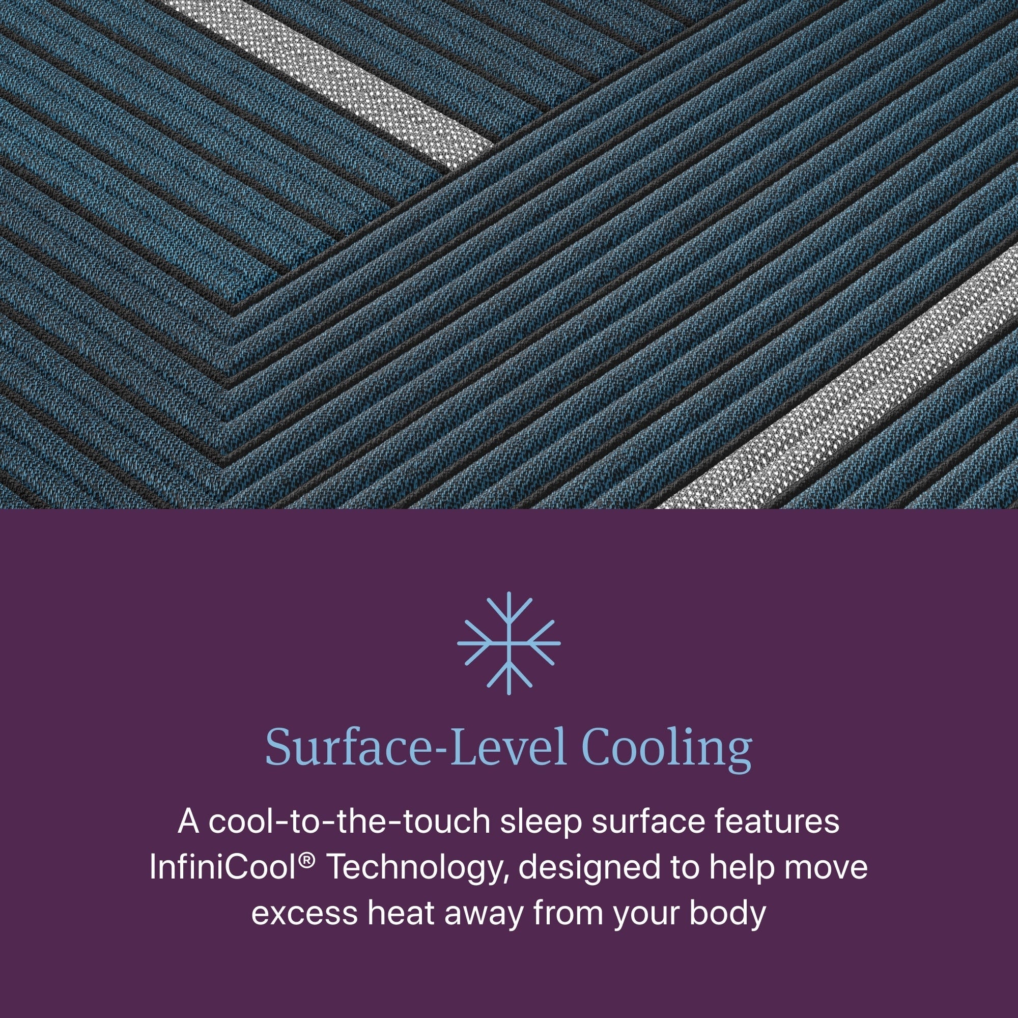 Matelas hybride ferme Beautyrest World Class Level Four - Bleu foncé