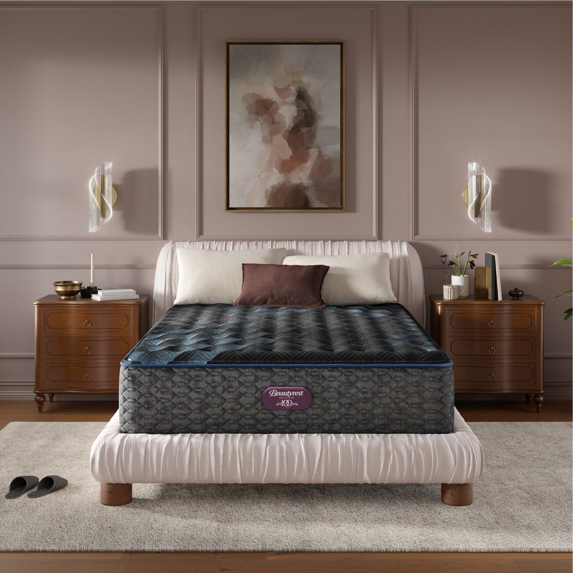 Matelas Beautyrest World Class niveau quatre moyen