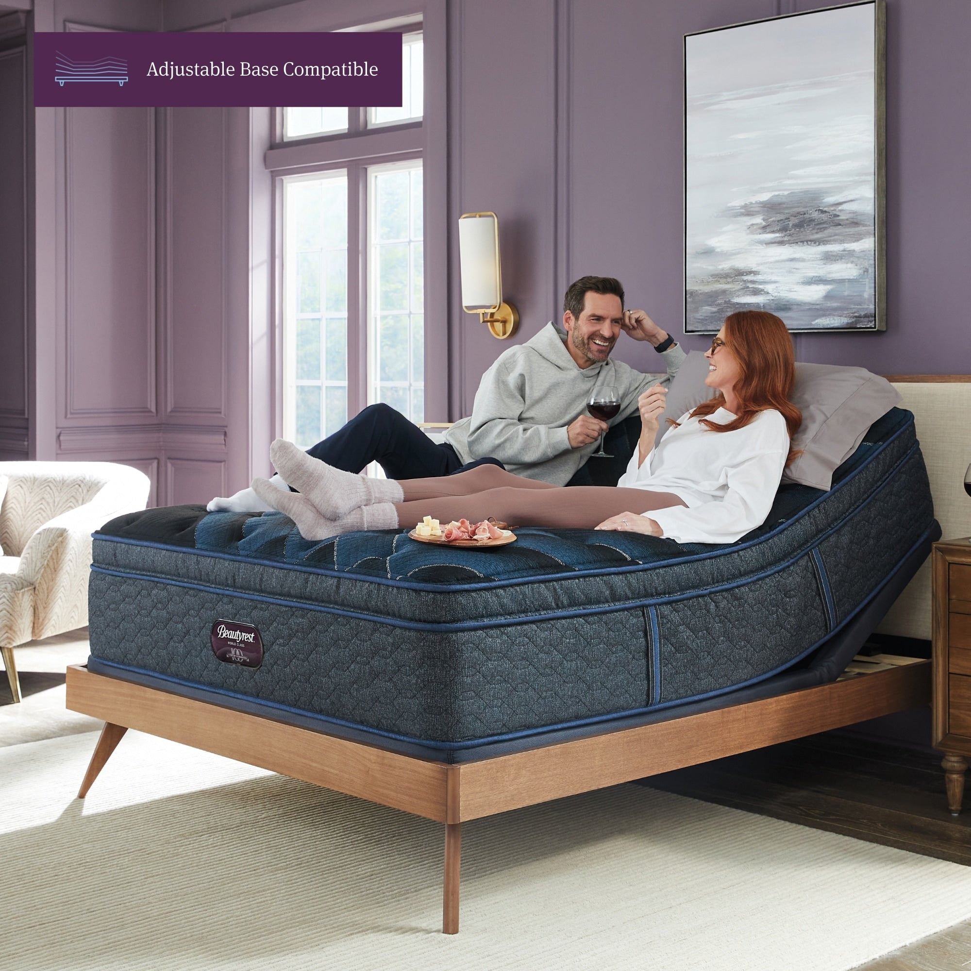 Matelas à plateau-coussin moelleux Beautyrest World Class Level Four