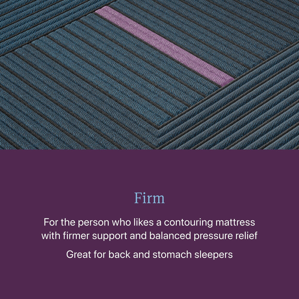 Matelas hybride ferme Beautyrest World Class niveau 3 - Bleu foncé