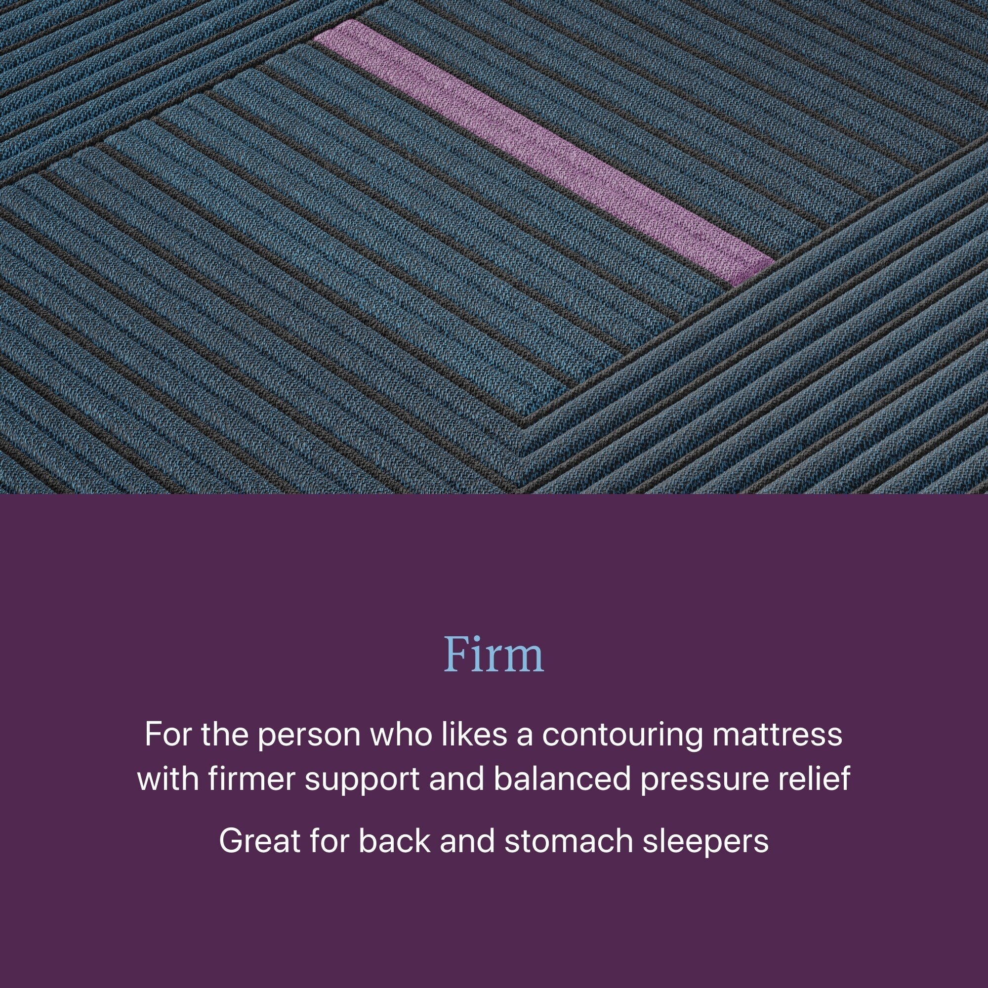 Matelas hybride ferme Beautyrest World Class niveau 3 - Bleu foncé