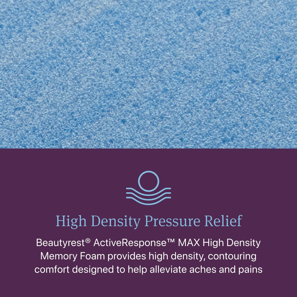 Matelas hybride Beautyrest World Class niveau trois de taille moyenne - Bleu foncé