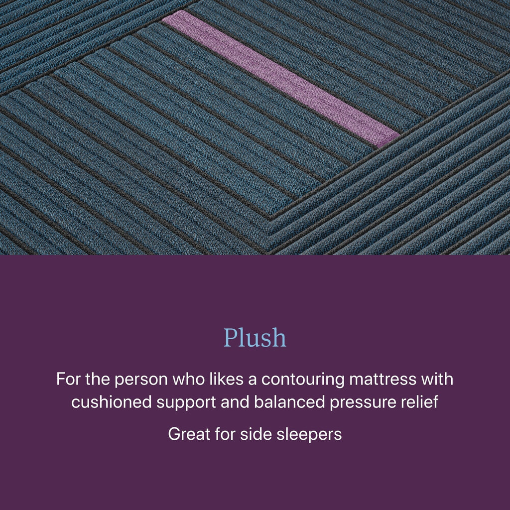 Matelas hybride moelleux Beautyrest World Class niveau trois - Bleu foncé