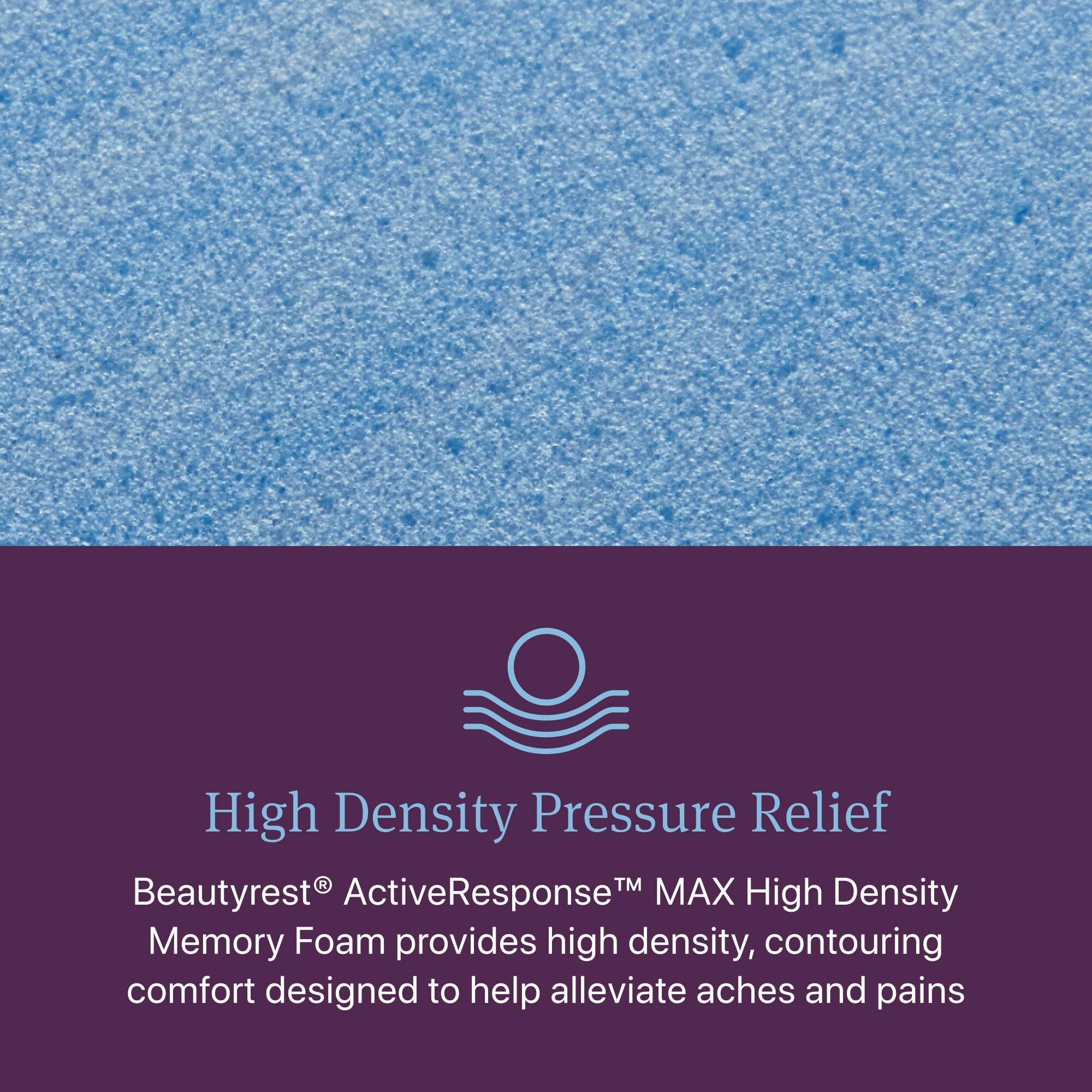 Matelas hybride moelleux Beautyrest World Class niveau trois - Bleu foncé