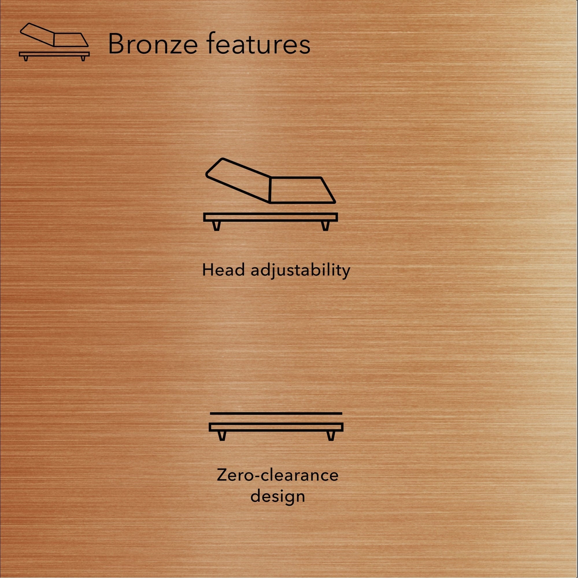 Base réglable Beautyrest Baselogic Bronze