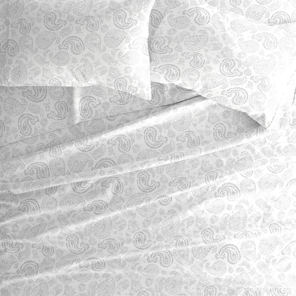 Parure de lit 4 pièces Becky Cameron à imprimé double brossé et poche profonde