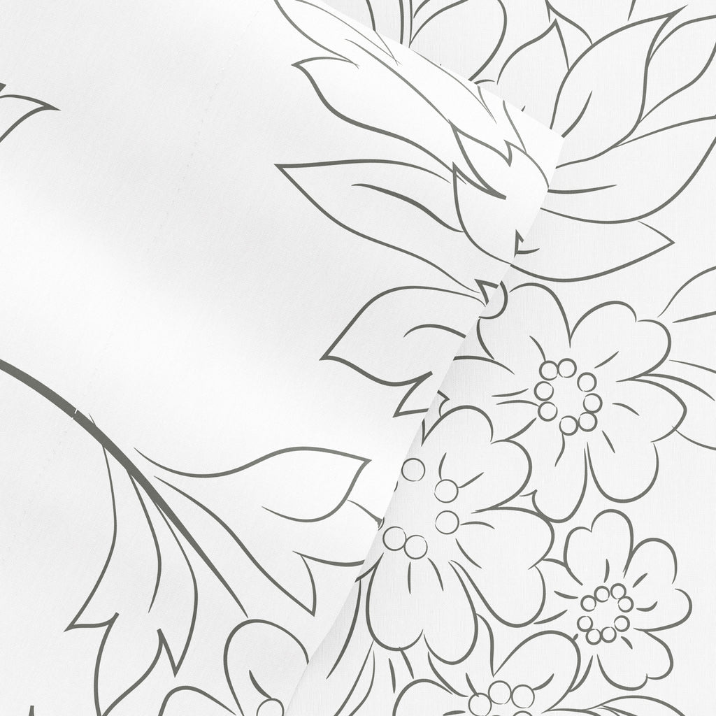 Parure de lit 4 pièces Becky Cameron à imprimé double brossé et poche profonde