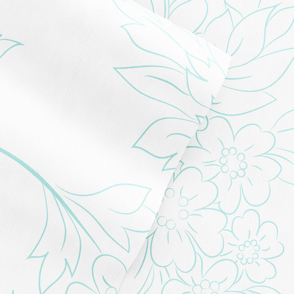 Parure de lit 4 pièces Becky Cameron à imprimé double brossé et poche profonde