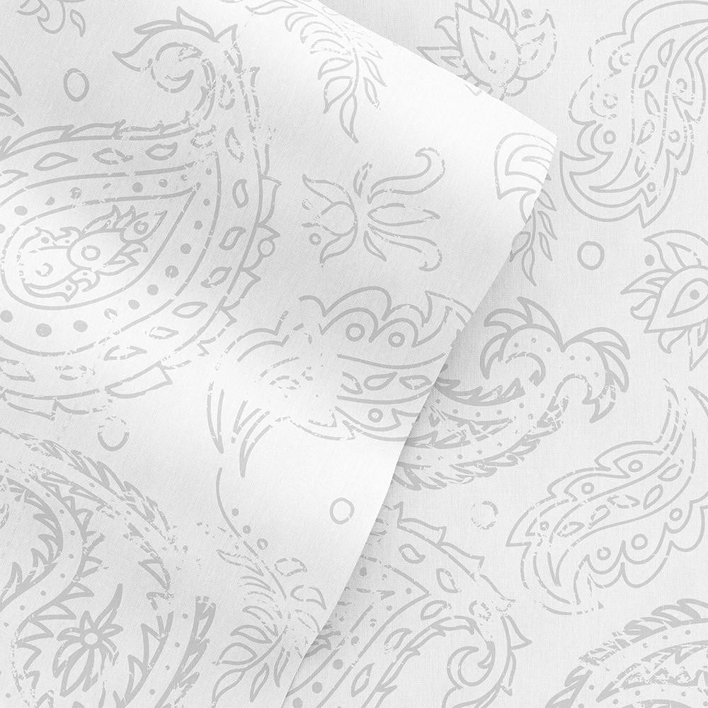 Parure de lit 4 pièces Becky Cameron à imprimé double brossé et poche profonde