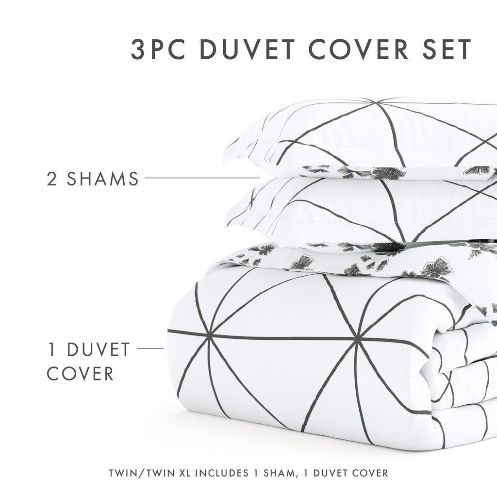 Parure de lit réversible surdimensionnée 3 pièces style maison de campagne Becky Cameron